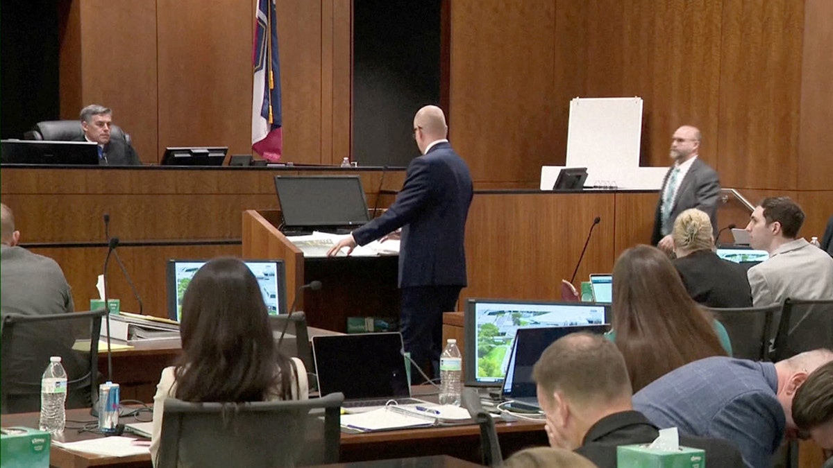 Tyler Robinson, accused in the fatal shooting of conservative activist Charlie Kirk, attends a preliminary hearing, in Provo