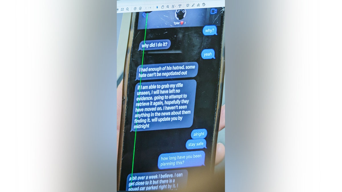 Text messages between accused Charlie Kirk killer, Tyler Robinson and Lance Twiggs