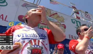 Joey Chestnut Stuffs Face For 18th Hot Dog Contest Victory