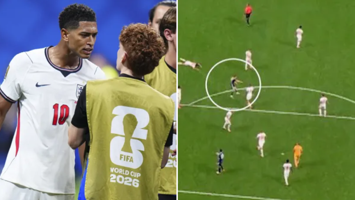 The images that show why Jude Bellingham slapped Argentina’s Valentin Barco