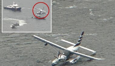 Seaplane carrying 8 passengers crashes into NYC's East River