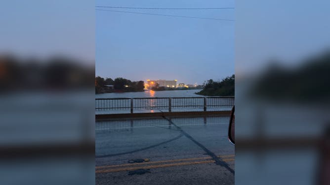 Crockett County, Texas, flooding on Friday morning, July 17, 2026.