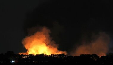 Essex fire: Twenty firefighters taken to hospital and three fire engines destroyed after fertiliser explosion causes huge blaze