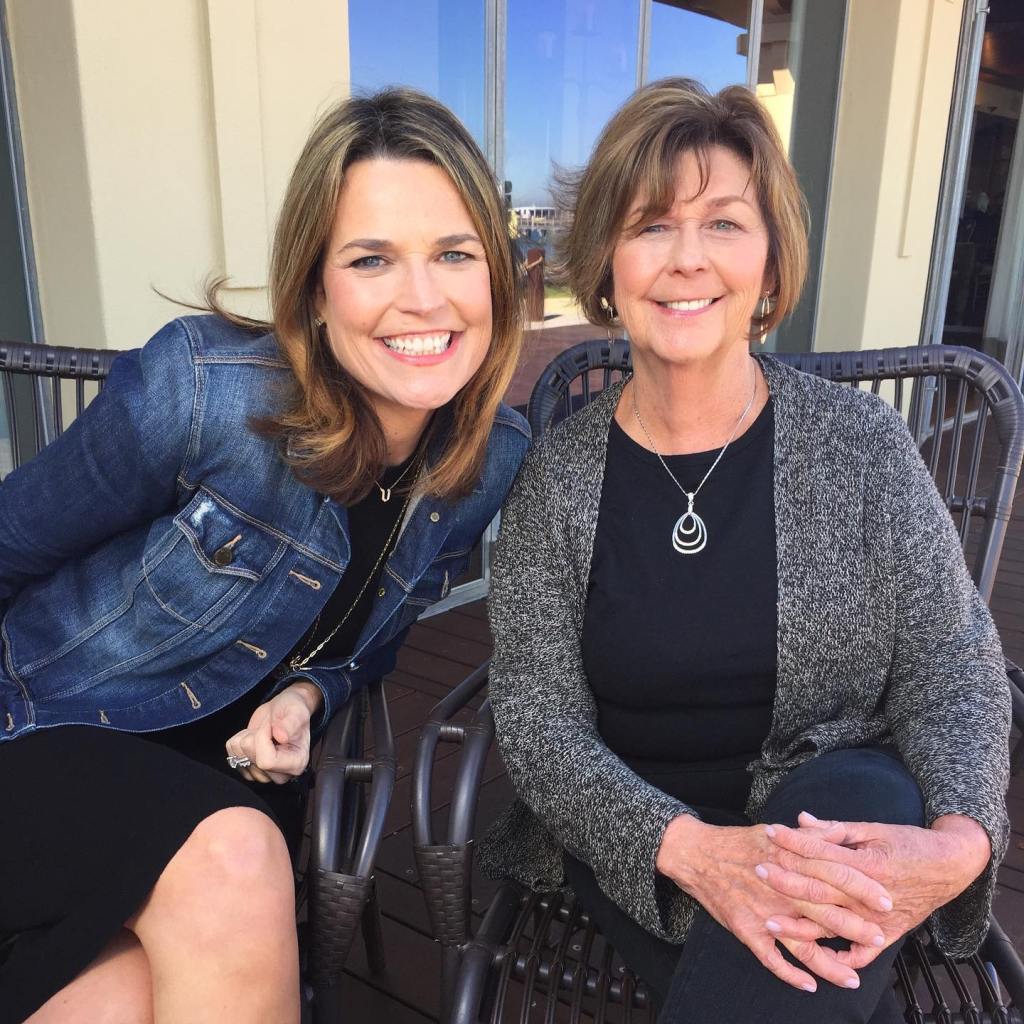 Savannah Guthrie with her mother, Nancy Guthrie.