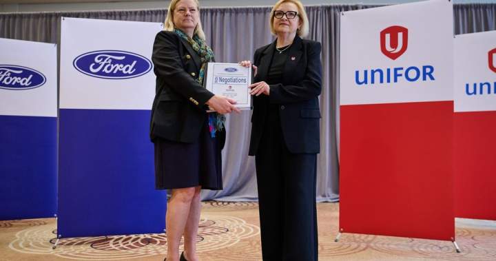 Ford and Unifor strike tentative deal for three-year labour contract