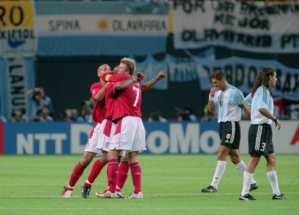 England last met Argentina in the 2002 World Cup