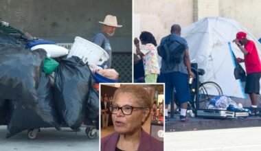 New figures show LA's homeless problem is getting worse – as Karen Bass gives pathetic excuse