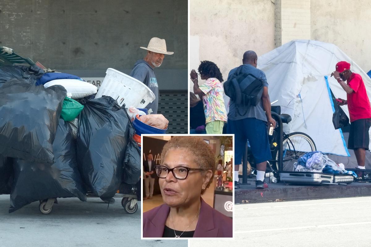 New figures show LA's homeless problem is getting worse – as Karen Bass gives pathetic excuse
