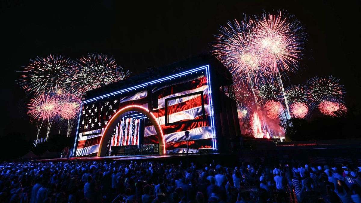 Fireworks show in D.C.