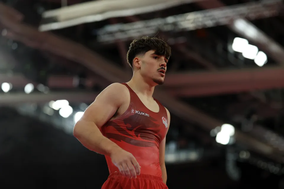 Team England gymnast Gabriel Langton at the 2026 Commonwealth Games