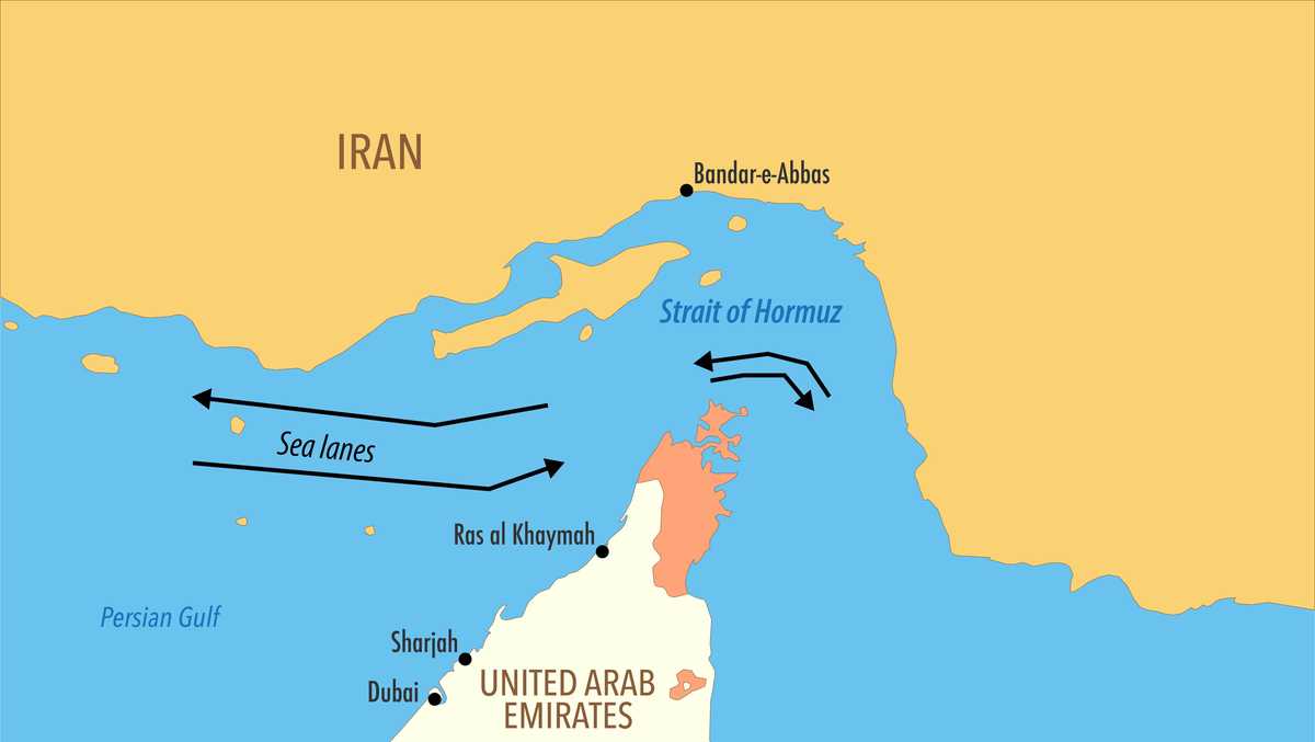 A ship ran aground in the Strait of Hormuz, per Iranian state TV