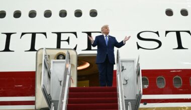 Trump administration subpoenas New York Times journalists who reported security concerns around new Air Force One