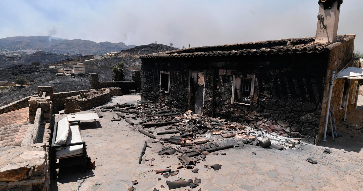 Fire In Los Gallardos (almeria)