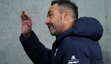 De Zerbi to allow players who aren’t committed to the team to leave