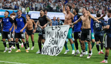 Why England is angry about Argentina celebrating its win with a Falkland Islands banner — 'Las Malvinas son Argentinas'