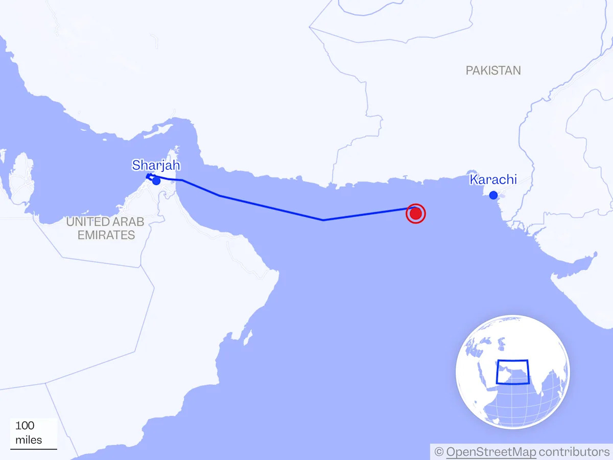 The wreckage of a Boeing 737 cargo plane that disappeared off the coast of Pakistan has been found