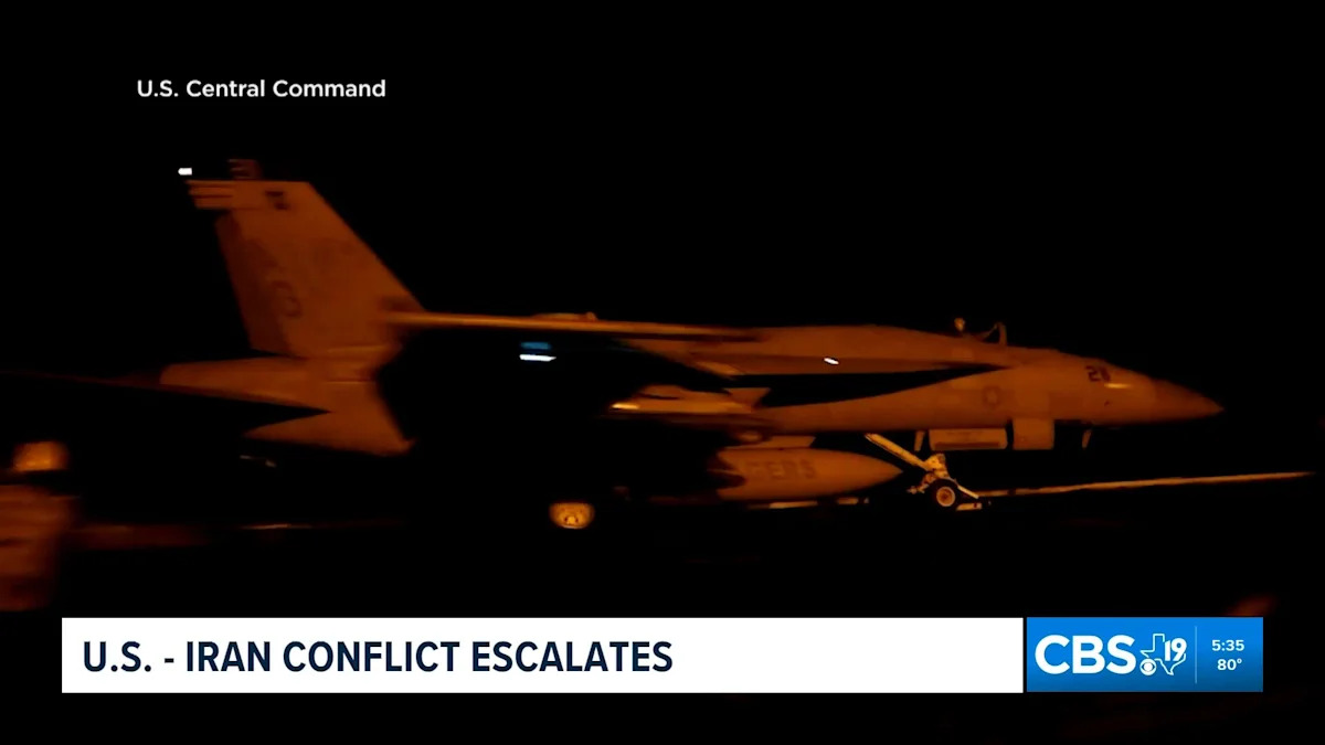 Drones target northern Iraqi city where US forces are based as US-Iran fighting escalates