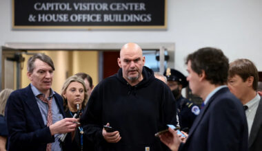 Sen. Fetterman again sides with Trump in vote on war powers resolution