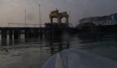 Sea drones strike Iranian port in combat first for US