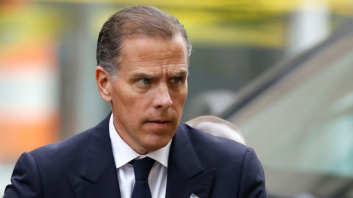 Hunter Biden looking serious