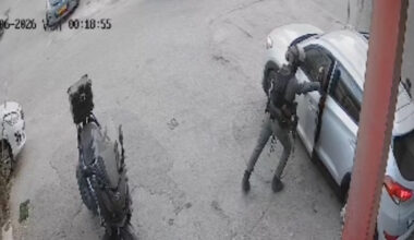 Moment Israeli soldier hurls stun grenade into Palestinians’ car | Israel-Palestine conflict News