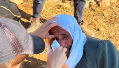 Elderly Palestinian describes being beaten up by Israeli settlers | Israel-Palestine conflict
