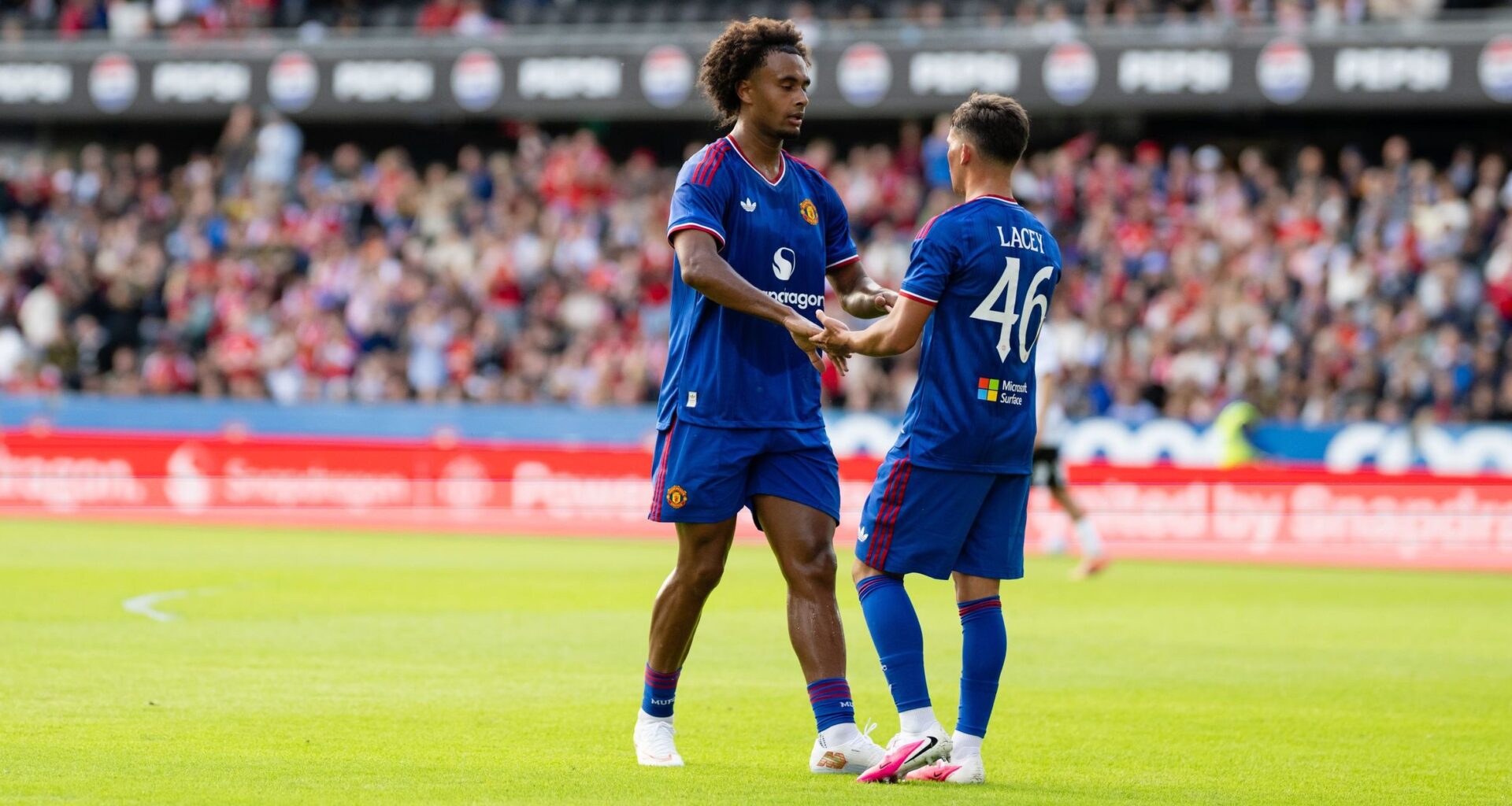 Michael Carrick lauds 'fantastic' youngsters after Manchester United put five past Rosenborg in pre-season friendly