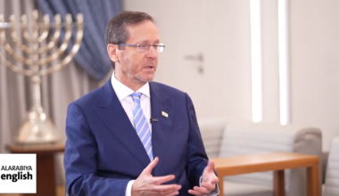 Herzog tells Saudi TV he dreams of peace with Riyadh, 'heart aches' for innocent Gazans