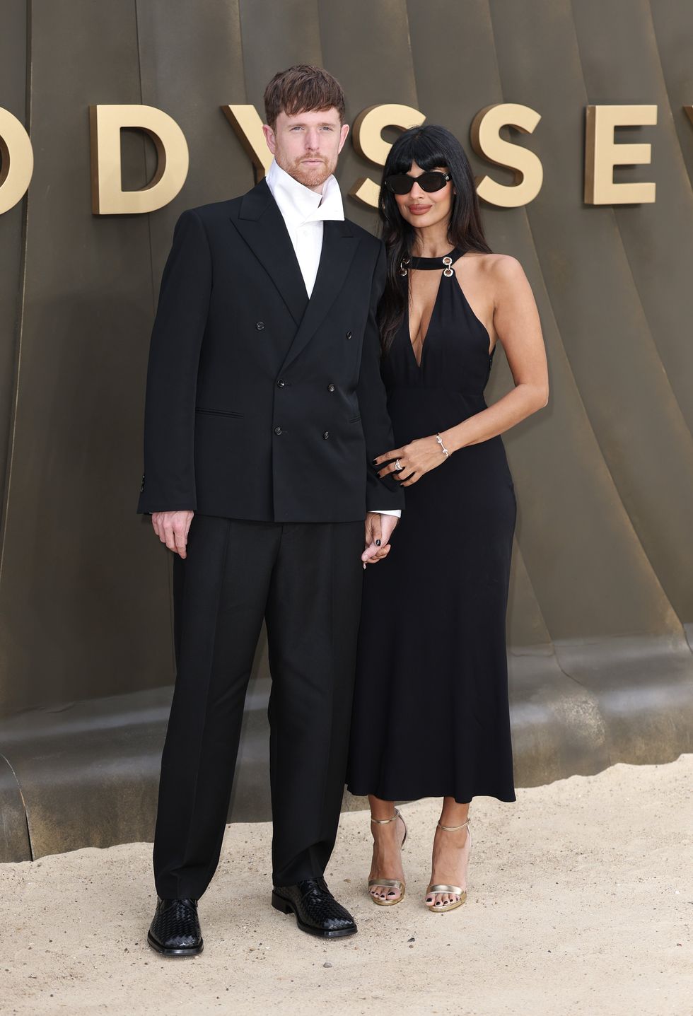 Jameela Jamil and partner James Blake