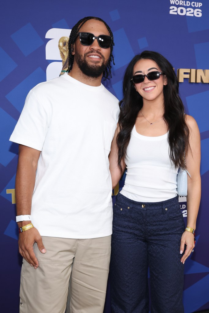 Jalen and Ali Brunson attend the 2026 World Cup Final