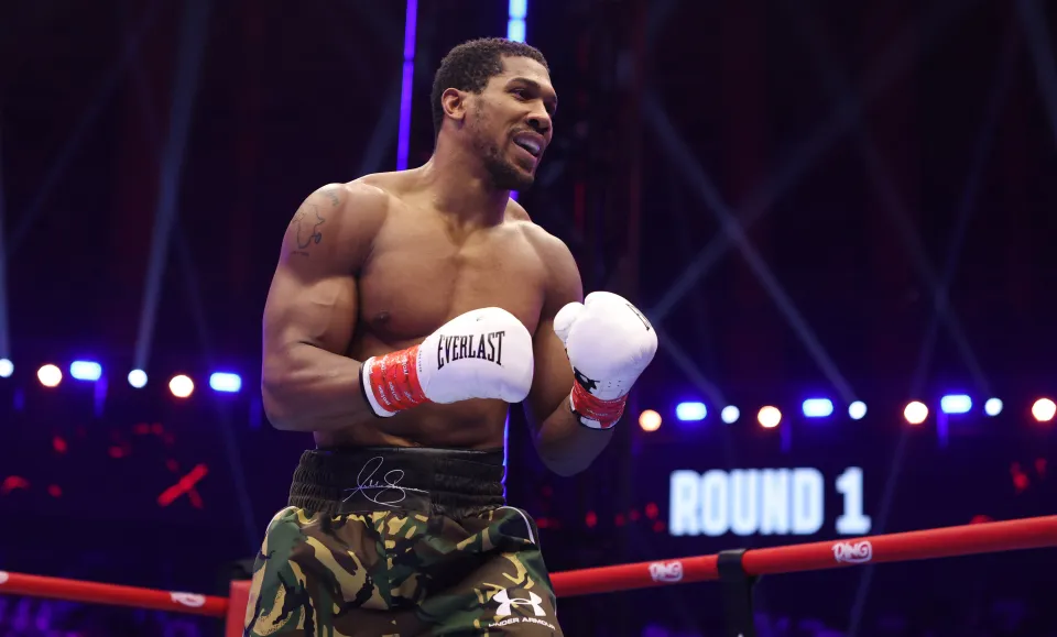 Anthony Joshua prepares to fight Kristian Prenga