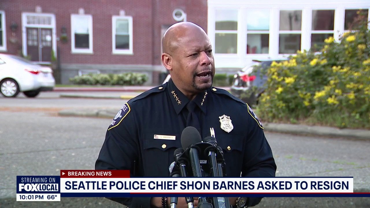 Seattle police Chief Shon Barnes dismissed by Mayor Katie Wilson