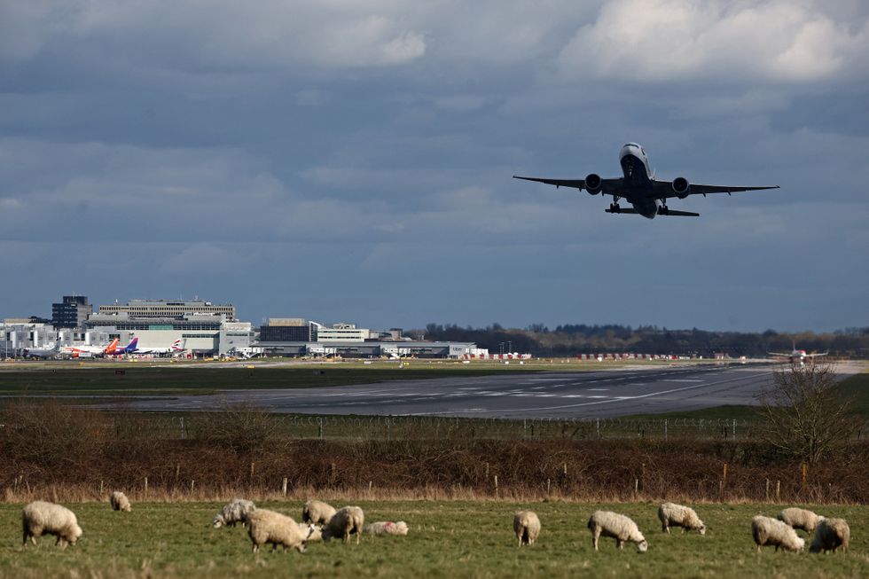 London Gatwick runway