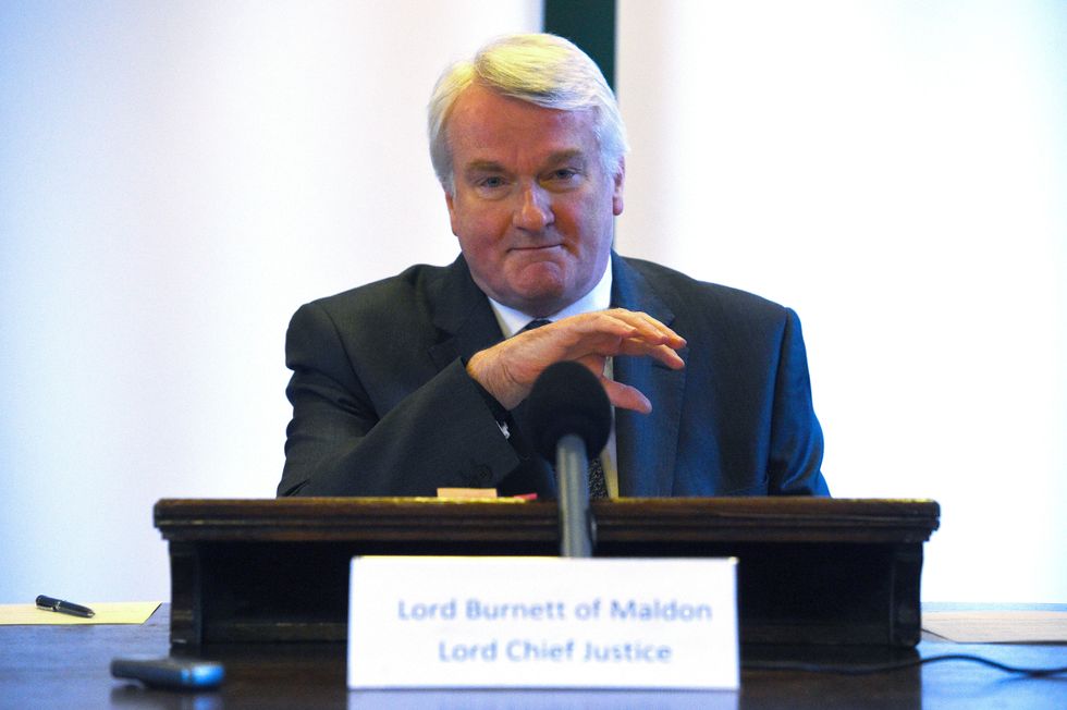 Lord Chief Justice, Lord Burnett of Maldon