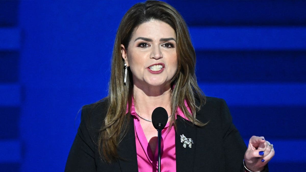 regina romero speaks at convention