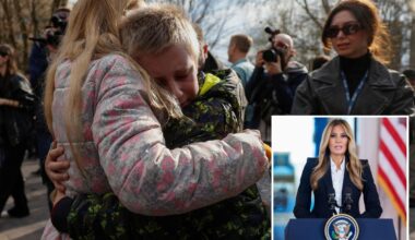 Five more Ukrainian, Russian kids reunited with their families, Melania Trump says