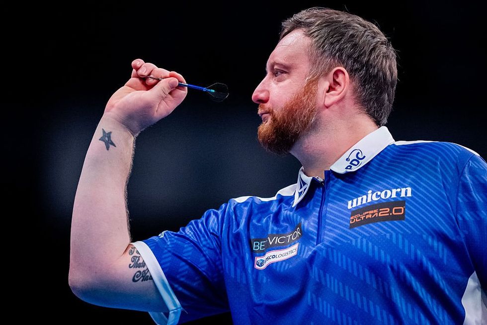 Menzies fell ill during the fourth leg of his match (STOCK)