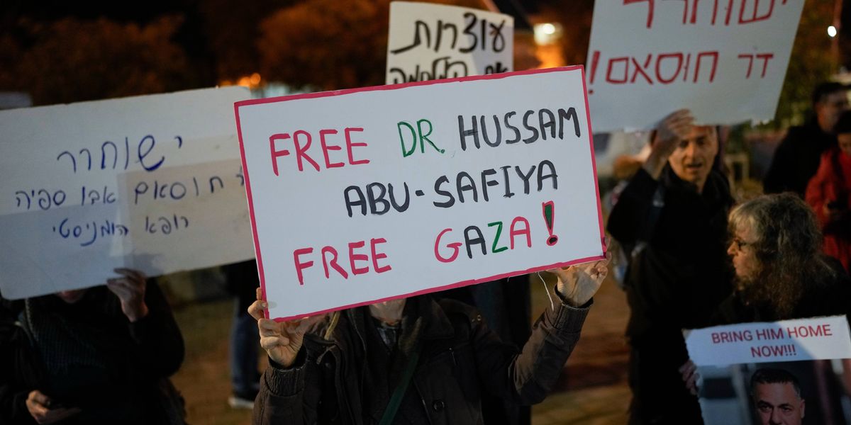 Lawyer warns detained Palestinian doctor Hussam Abu Safiya is in critical condition