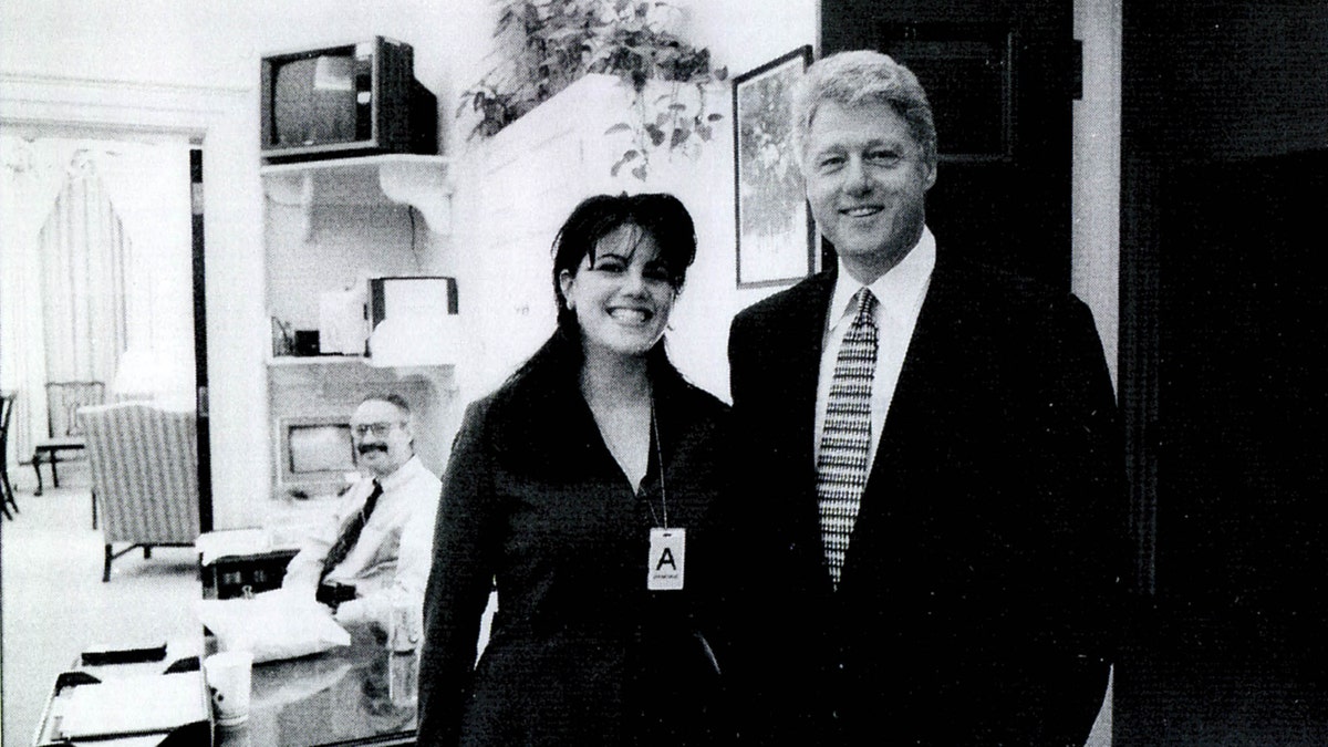 Monica Lewinsky and Bill Clinton