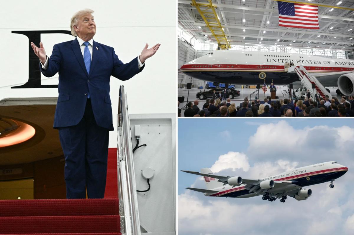 Trump takes Qatari jet for first Air Force One flight to celebrate America 250