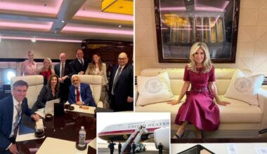 Inside the new Air Force One: Trump's Qatari jet features massage chairs, Apple TV, gold fixtures