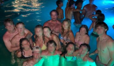 A Photo of Nolan Wells at a Pool Party Went Viral. It's Not From July 4