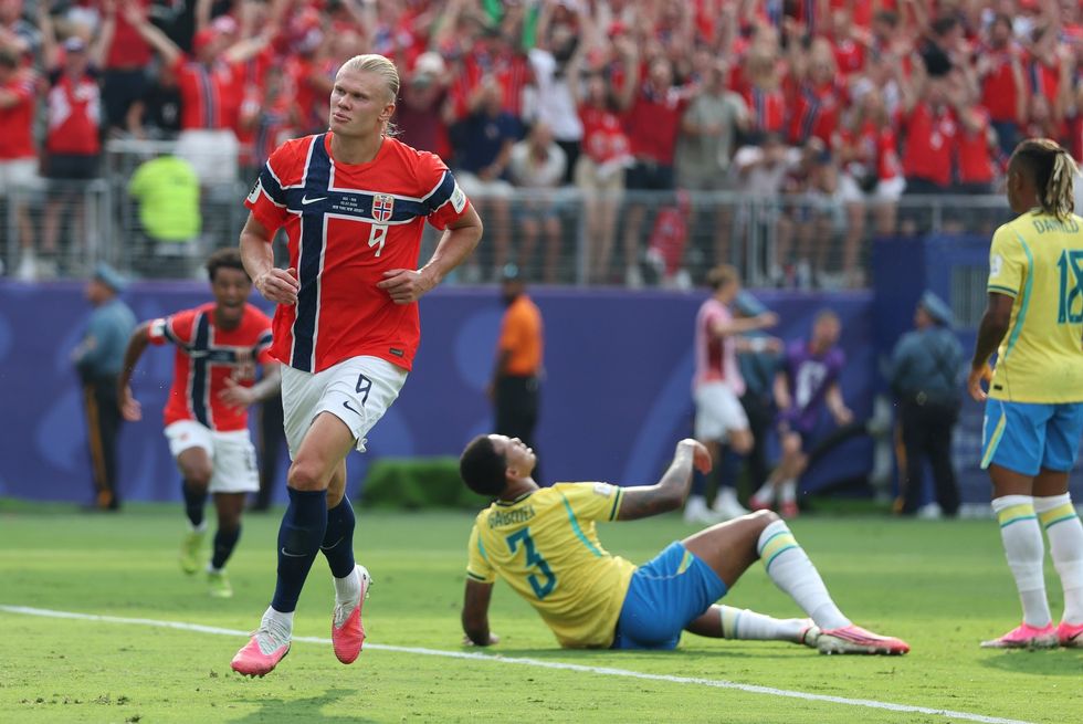 Norway beat Brazil 2-1 to set up an exciting showdown with England