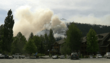 Time-lapse video shows growth of wildfire near Pemberton - BC
