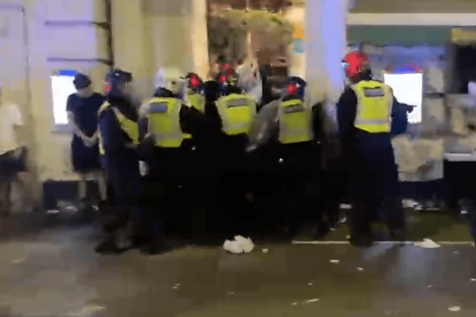 Police at Edgware Road