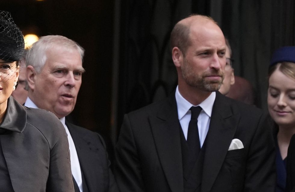 Prince William and Andrew Mountbatten-Windsor