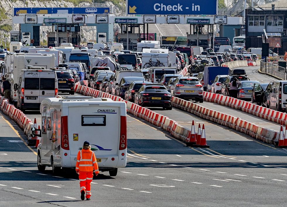 Queues at Port of Dover