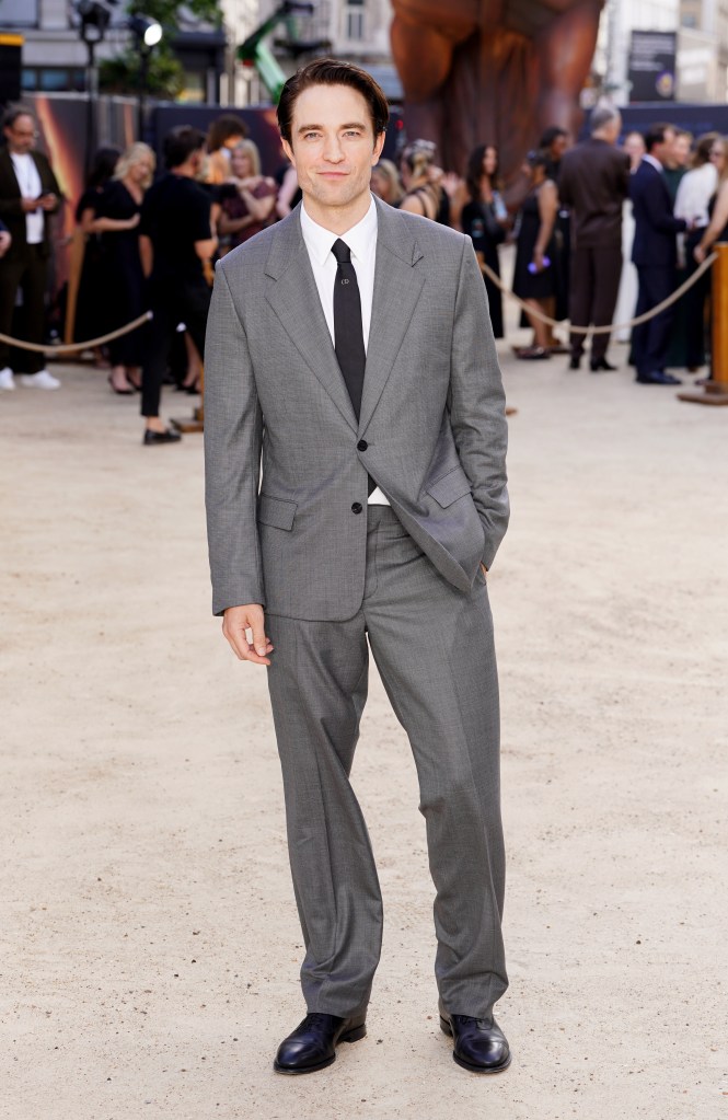 Robert Pattinson attends the UK premiere of The Odyssey in London