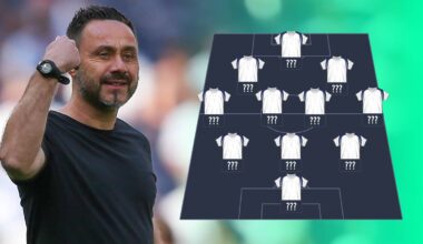 Roberto De Zerbi's new Tottenham XI to start the 2026/27 season