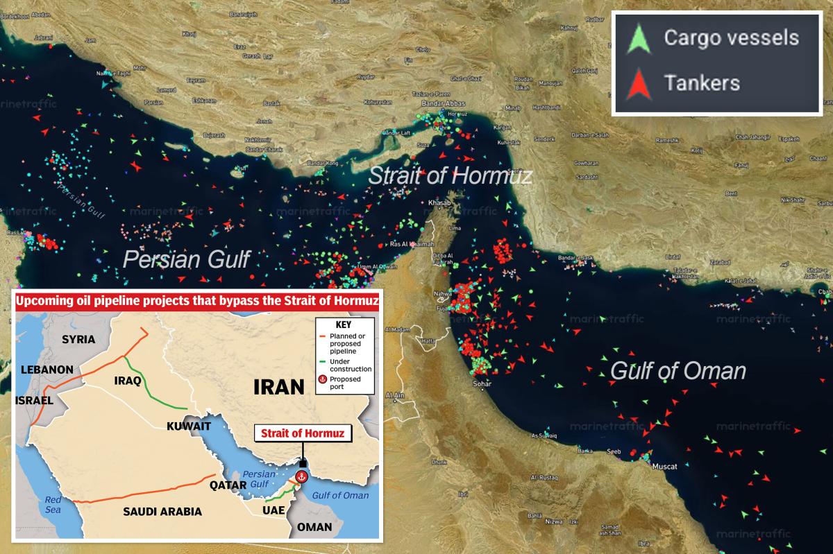 Middle East allies rushing new pipelines, port to bypass Iran's grip on Strait of Hormuz